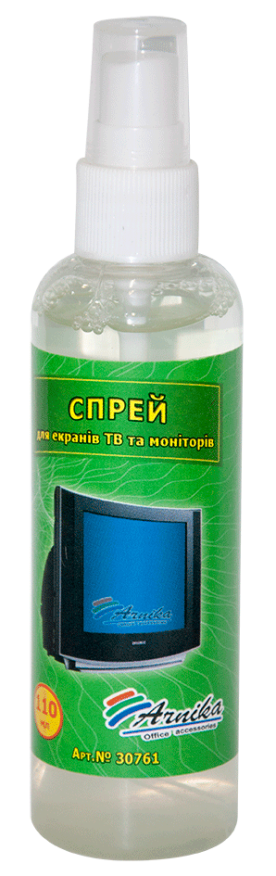 Спрей для екранів ТВ і моніторів, 110мл