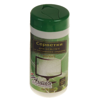 Серветки для LCD/TFT і плазмових моніторів, 100шт.