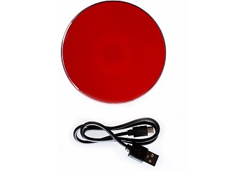 Безпровідний зарядний пристрій Optima 4114, 10 W output, колір червоний