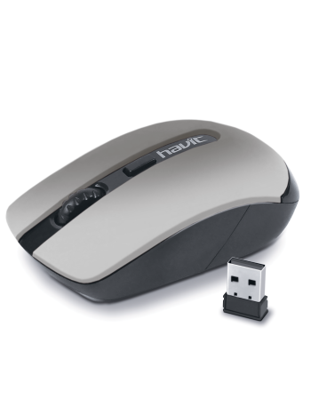 Миша HV-MS989GT, бездротова USB, срібна, HAVIT